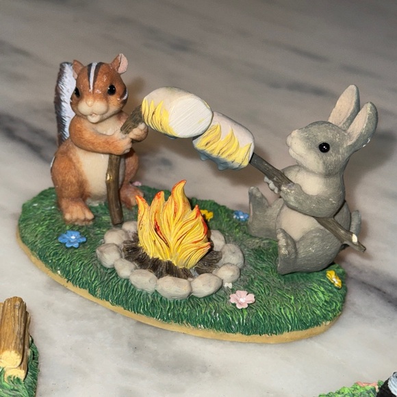 Vintage FITZ & FLOYD Charming Tails Set of 3 Figurines - Picture 6 of 10